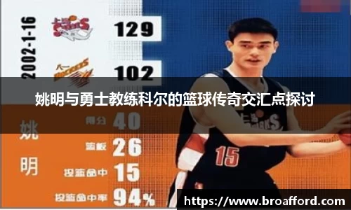 姚明与勇士教练科尔的篮球传奇交汇点探讨