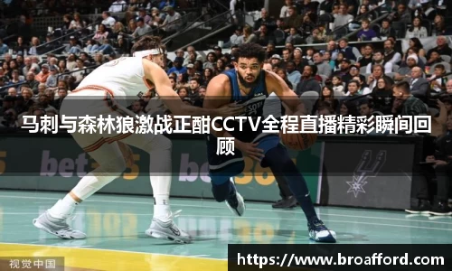 马刺与森林狼激战正酣CCTV全程直播精彩瞬间回顾